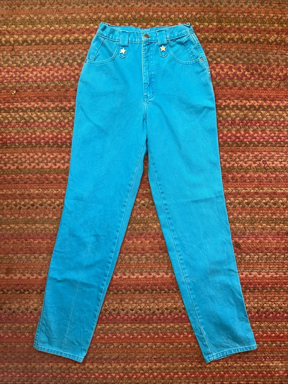 VTG ROPER BLUE STAR CONCHO HIGH RISE WESTERN JEANS